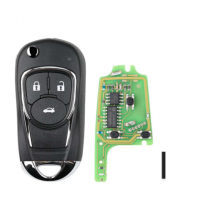 5 peças XKBU03EN (versão em inglês) Universal 3 Button Remote Key Fob para VVDI Key Tool VVDI2