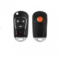 5pcs Xhorse XKBU02EN Wire Flip Universal Remote Key for Buick Style 4 Buttons for VVDI VVDI2 Key Tool English Version