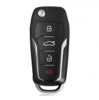 5 PÇS/LOTE ْXhorse XEFO01EN Universal Super Remote Flip Key 4 Botões Tipo Ford