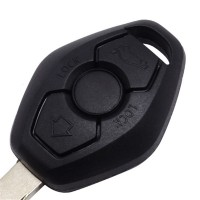 3pcs BMW 3 button remote blank with 2 track HU92 BLADE
