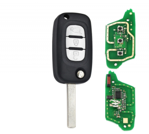 3 Button Remote Key Fob 434MHz PCF7961M 4A Chip for Renault Symbol Megane 3 Captur Kadjar 2013-2017