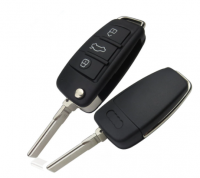 For Audi A3 TT 3 button remote key with ID48 chip 315mhz 434mhz 8P0837220D