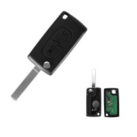 3pcs 2 Buttons Remote Key pcf7961 ID46 Chip For Peugeot 207 307 308 407 807 433MHz CE0536