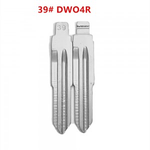 10Pcs/Lot  DWO4R Metal Blank Uncut Flip #39 KD VVDI Remote Key Blade For Buick GL8 Excelle Chevrolet LOVA SAIL For KD