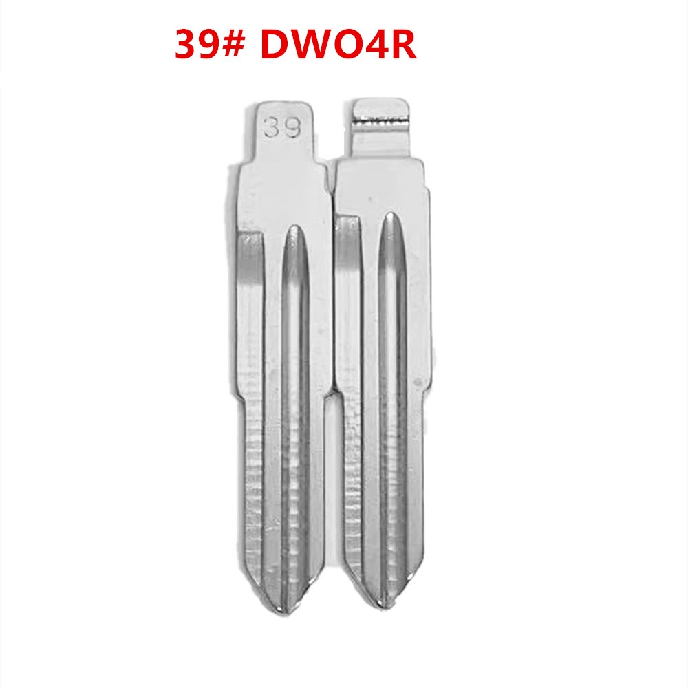 10Pcs/Lot  DWO4R Metal Blank Uncut Flip #39 KD VVDI Remote Key Blade For Buick GL8 Excelle Chevrolet LOVA SAIL For KD