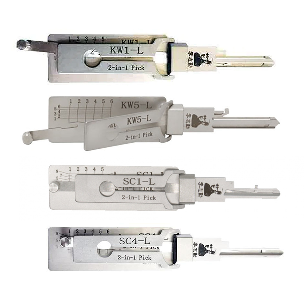 New Arrival Original Lishi Residential Set For Kwikset & Schlage Conventional Locks – KW1-L/KW5-L/SC1-L/SC4-L