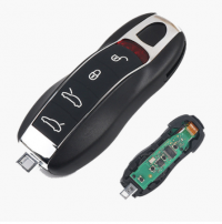 3 Button Remote Control  Auto Car Key Card For Porsche Cayenne Palamela 315/433/434mhz Id49 Chip
