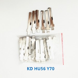 10Pcs/Lot  Xhorse KD VVDI HU56# HU56R Key Blade For Volvo Mitsubishi S40 Replacement Car Key Blank