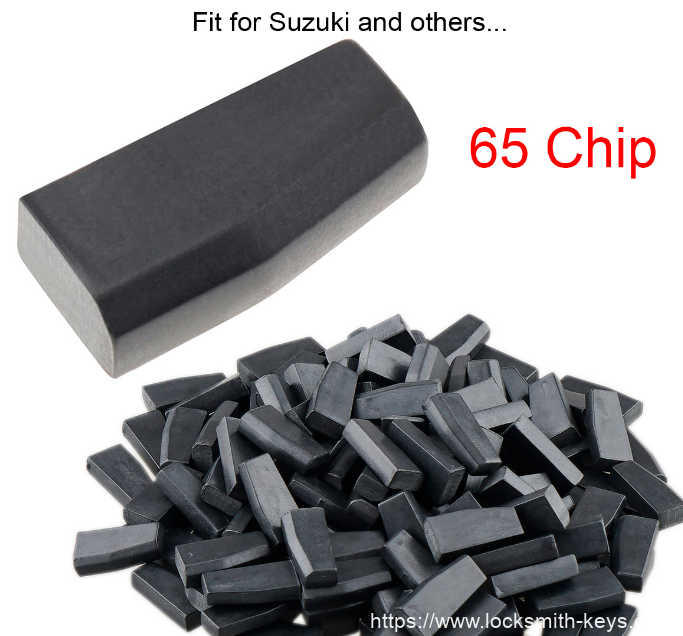 10pcs Blank 4D65 transponder chip for Suzuki
