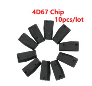 10pcs 4D67 Carbon Auto Transponder Chip 4D 67 Ceramic Chip Blank Car Key Chip For Toyota