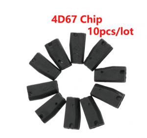 10 peças 4D67 Carbon Auto Transponder Chip 4D 67 Ceramic Chip Em Branco Chave Do Carro Chip Para Toyota