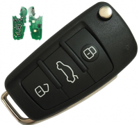 3 Button Remote Key 315/433mhz for Audi A4