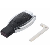3PCS 3 button remote car key shell for Mercedes Benz year 2000+ NEC BGA