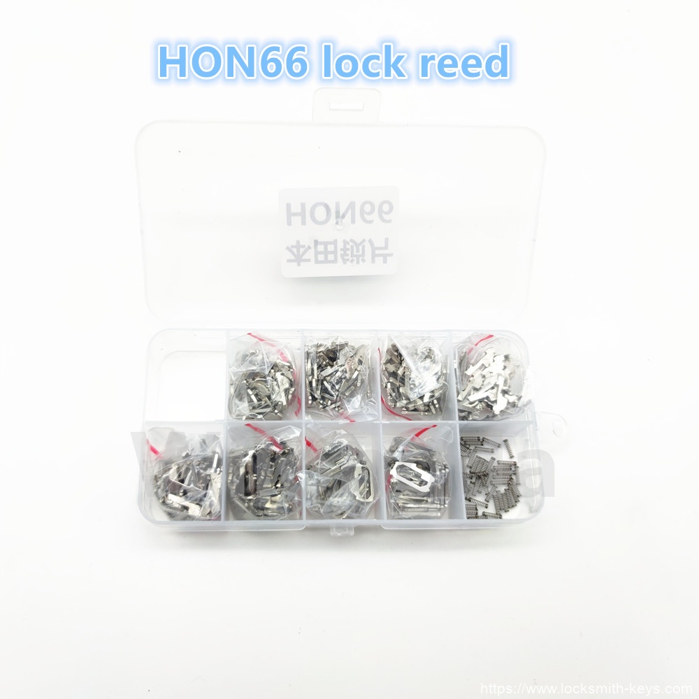 380pcs/lot Car Lock Plate For HONDA HON66 Lock Reed Auto Lock Repair Accessories Kits ( NO1-6 Each 50pcs NO1-4 Each 20pcs