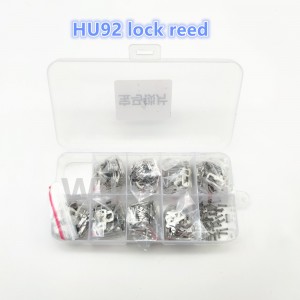 200pcs/lot 8 Types HU92 Car Lock Reed Plate For BMW Auto Locking Plate Brass Material Repair Accessaries Kit 10pcs+ Sprin