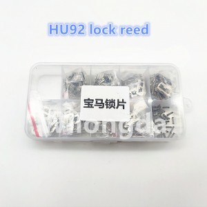 200pcs/lot 8 Types HU92 Car Lock Reed Plate For BMW Auto Locking Plate Brass Material Repair Accessaries Kit 10pcs+ Sprin