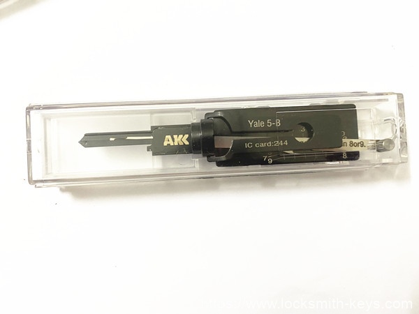 AKK Tools YALE5-B 2 in 1 Pick for Cisa Door Locks