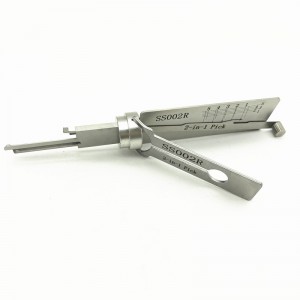 LISHI Civil Tool SS002R for house lock 2 IN1 LOCK PICK