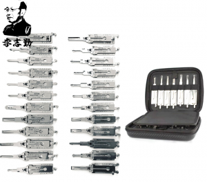 28PCS LISHI 2 IN 1 tool with Magnetic Bag Carry Bag HU66 HU64 HU100 HU101 HON66 HU92 SIP22 HU83 VA2T NSN14 CY24 FO38