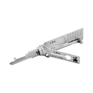 Nueva llegada Original Lishi LW4 2-en-1 Pick & Decoder para cerradura australiana