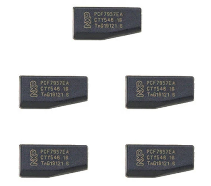 10 Uds. Original PCF7937EA PCF7937 7937 Chip de carbono transpondedor automático Chip de llave de coche para GM