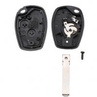 5PCS 2 Button Uncut Blank Blade Replacement Car Key Cover