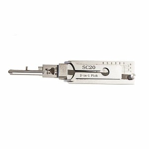 New Arrival Original Lishi SC20 2-in-1 Pick & Decoder for Schlage L Keyway