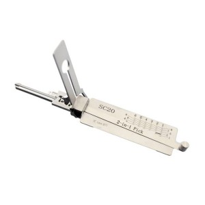 New Arrival Original Lishi SC20 2-in-1 Pick & Decoder for Schlage L Keyway