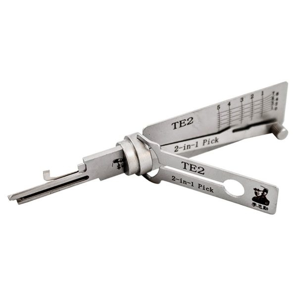 New Arrival Original Lishi TE2 2-in-1 Pick & Decoder For Gainsborough TESA Locks