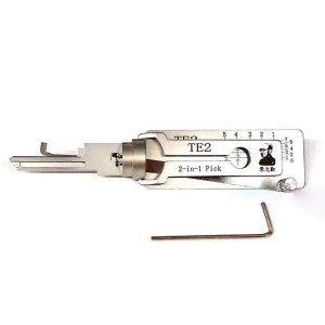 New Arrival Original Lishi TE2 2-in-1 Pick & Decoder For Gainsborough TESA Locks