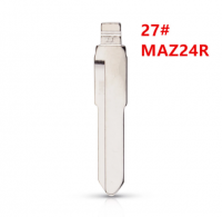 20pcs 27# MAZ24R Metal Uncut Blank Flip Remote Key Blade For Mazda M3 M5 M6 for keydiy KD xhorse VVDI JMD