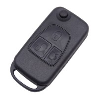 3pcs BENZ 3 Button flip key blank HU58 HU92 BLADE