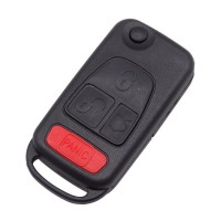 3pcs BENZ 3+1 Button flip key blank HU58 HU92 BLADE