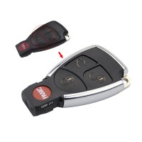 3PCS 3+1 Button Modified Car Key Shell