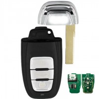 754J Keyless entry 315/434/868MHz 3 Buttons universal style Smart System key for Audi A4L,Q5