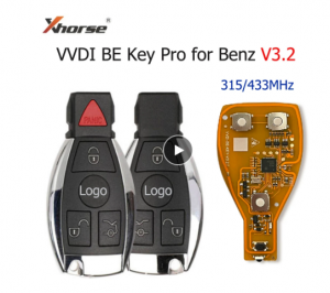 XHORSE VVDI BE Key Pro улучшенная версия V3.2 для универсального ключа Benz работает с программатором ключей CGDI MB/IM508/IM608/VVDI MB TOOL