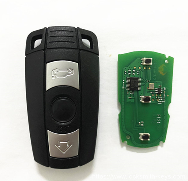 not keyless 3 button Car key For BMW 3 5 Series X5 X6 for E90 CAS3 System ID46 Chip 315/433/868MHz