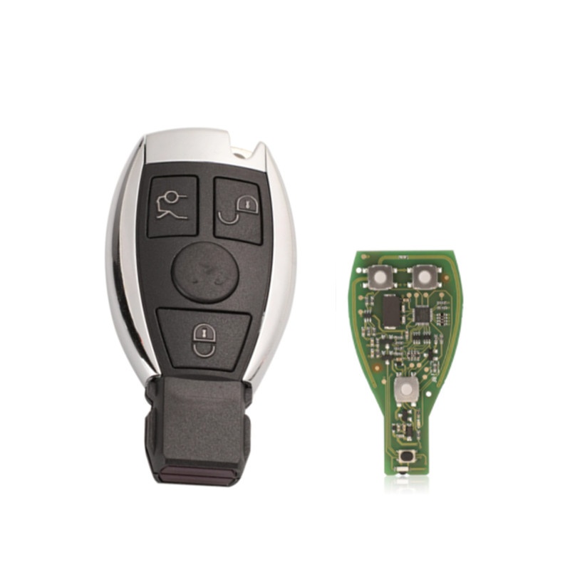 3pcs CG BE Remote Semi Keyless Key for Benz ML R GL W210 W220 NEC BGA 315/433MHz Support all MB Automatic programmer