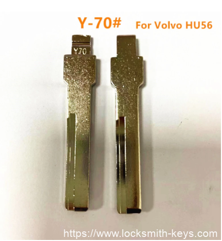 20pcs Y-70# HU56 HU56R key blade for Volvo car key for keydiy remote key