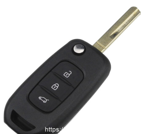 3pcs 3 button remote key cover for renault key