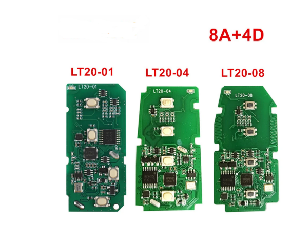 Lonsdor 4D 8A Board LT20-01 LT20-04 LT20-08 Universal Remote Circuit Board for Toyota Lexus work with K518/K518ISE/KH100+ Series