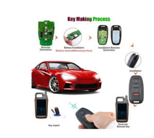 XSADJ1EN VVDI 754J Universal Smart Key Fob com PCB para Audi A6 Q5 A4 A8 para Vvdi Key Tool