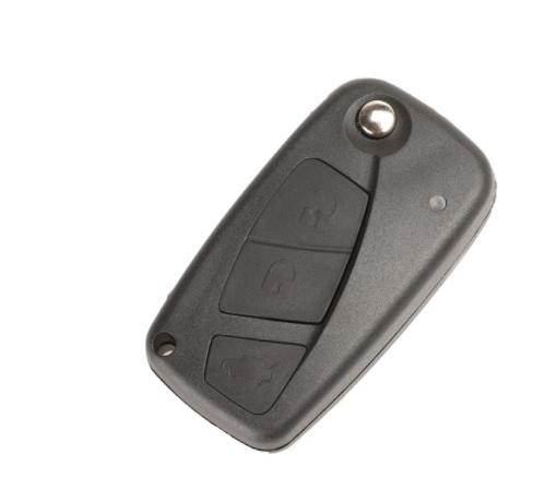 5pcs  Fob 3 button Remote Folding Car Cover Key Shell Case For Fiat Punto Ducato Stilo Panda Idea Doblo Bravo Keyless