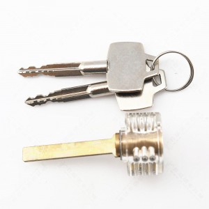HUK Transparent Practice Lock Transparent Cross Lock Anti-theft Door Lock Core