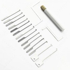 GOSO 14 Piece Dimple Lock Pick Set – Interchangeable Handle