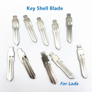 10pcs L5 Car Key Blade Uncut Car Flip Remote Blank Folding Key Blade For Lada Replacement Key Shell Blade