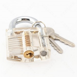 Transparent Large Padlock Transparent Lock Practice Lock Lock Core Huk Transparent Lock Core